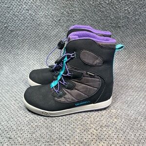 Merrell Snow Bank 4.0 Waterproof Boots Size 3 Girls